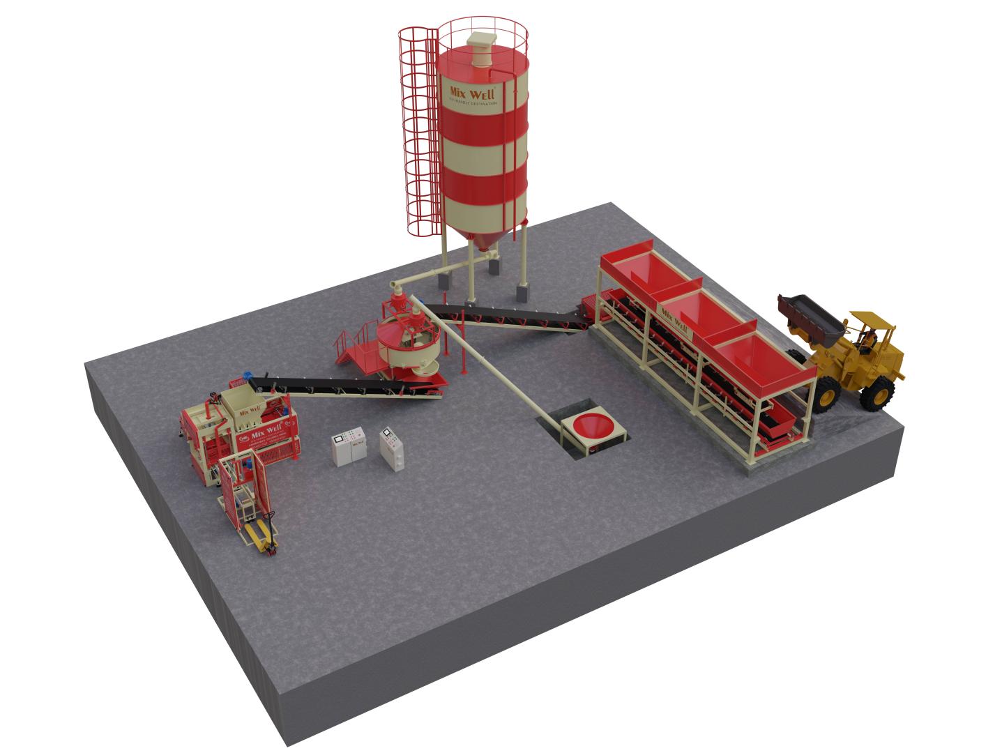Automatic Fly Ash Brick Making Machine