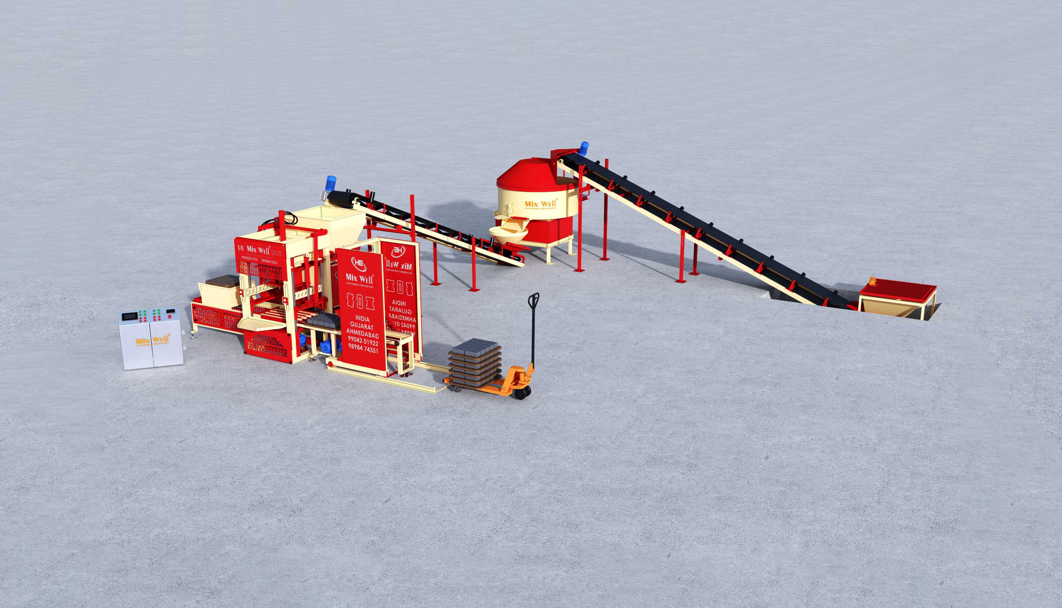 Fly Ash brick making machine manufacturers in India