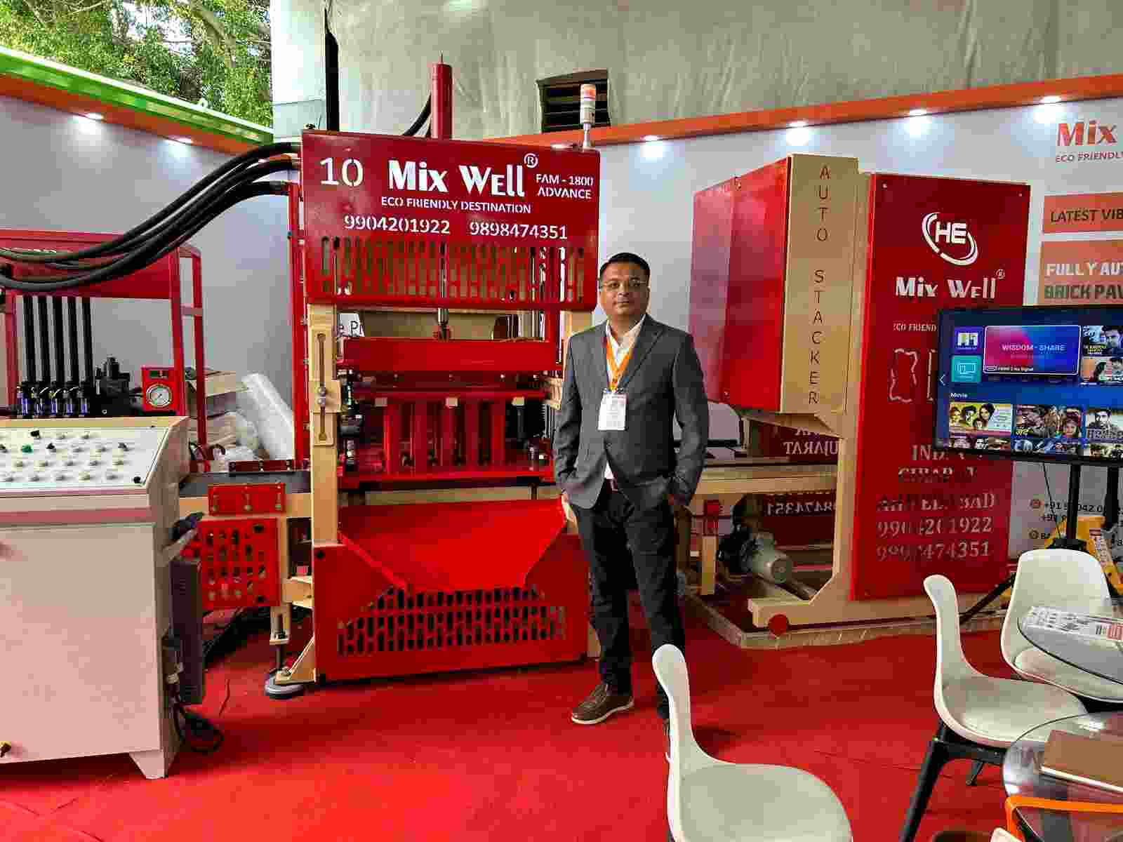 Fly Ash brick making machine manufacturers in India