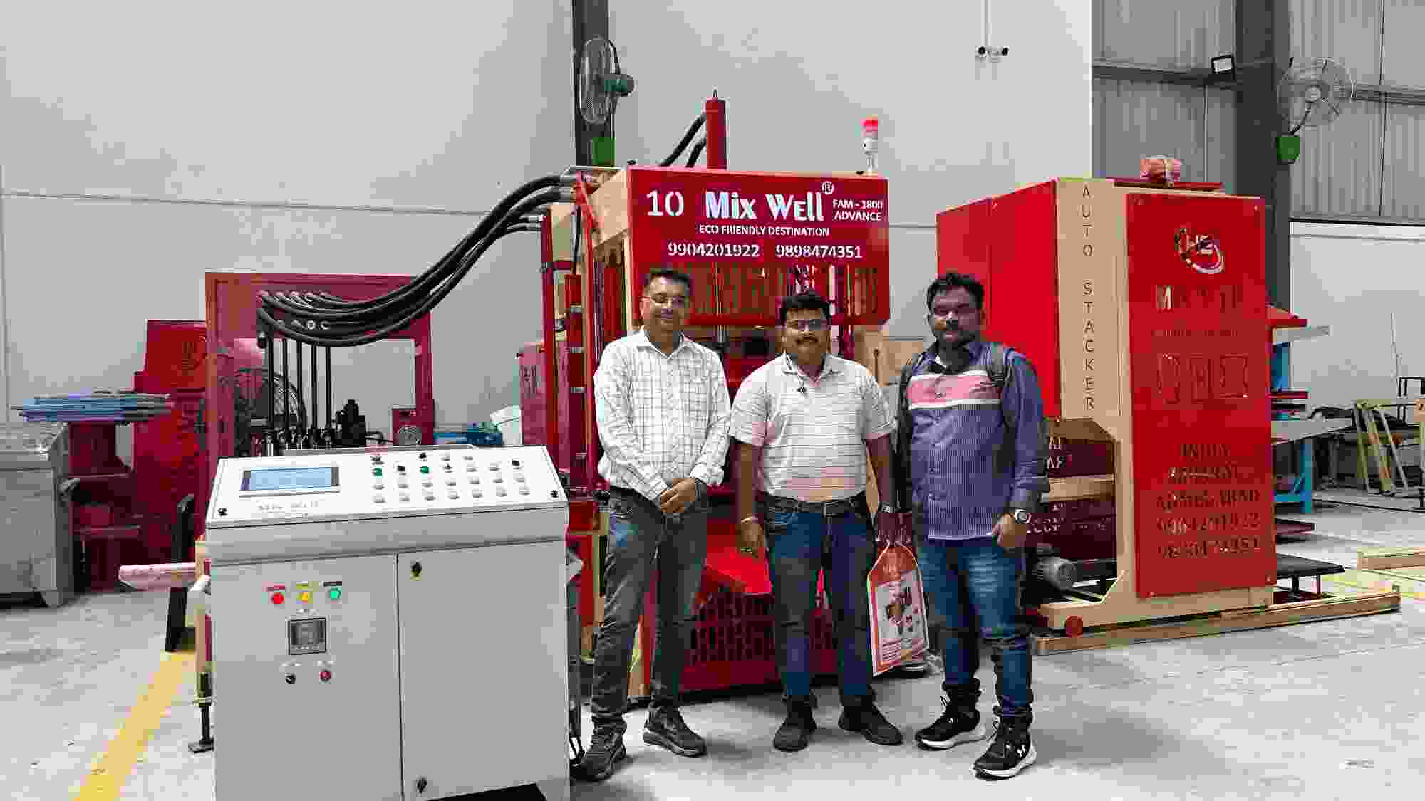 Fly Ash brick making machine manufacturers in India