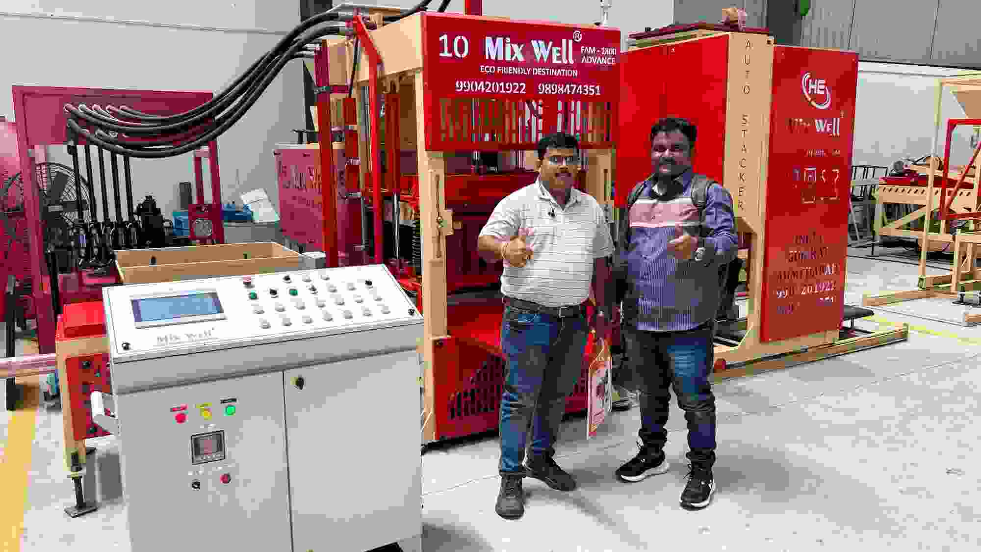 Fly Ash brick making machine manufacturers in India