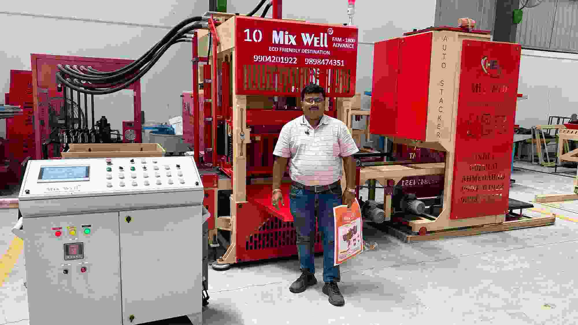 Fly Ash brick making machine manufacturers in India
