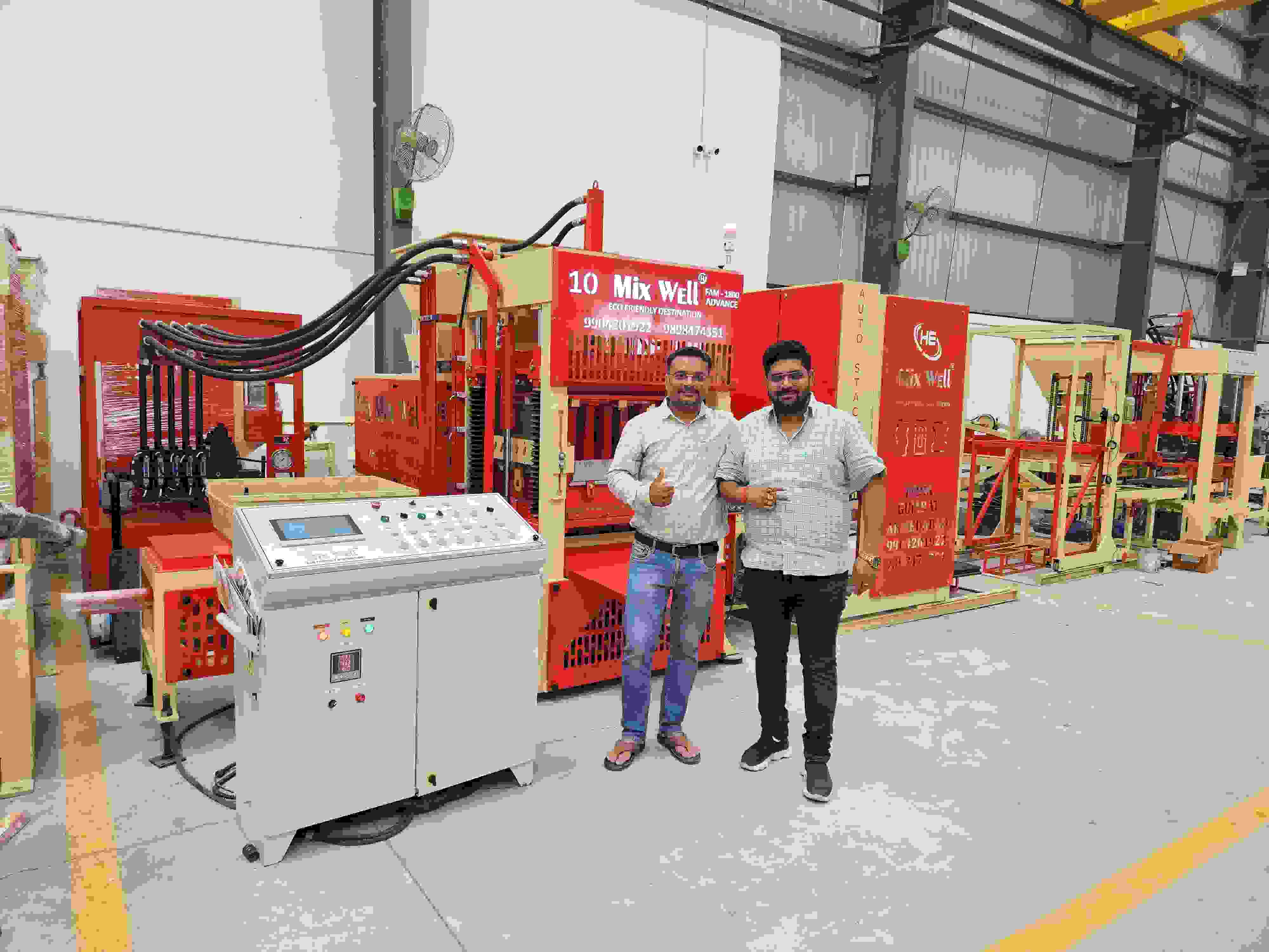 Fly Ash brick making machine manufacturers in India