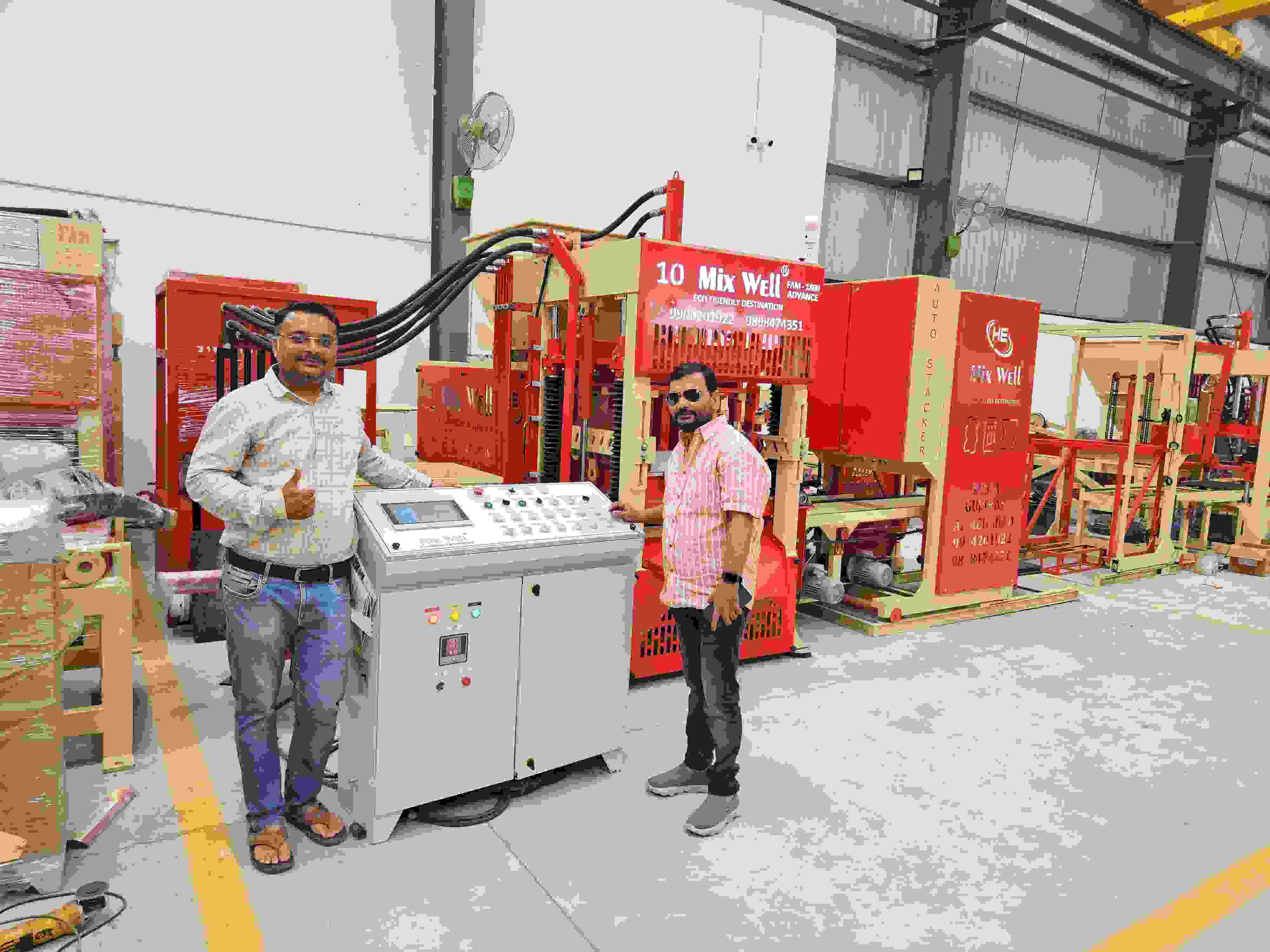 Fly Ash brick making machine manufacturers in India