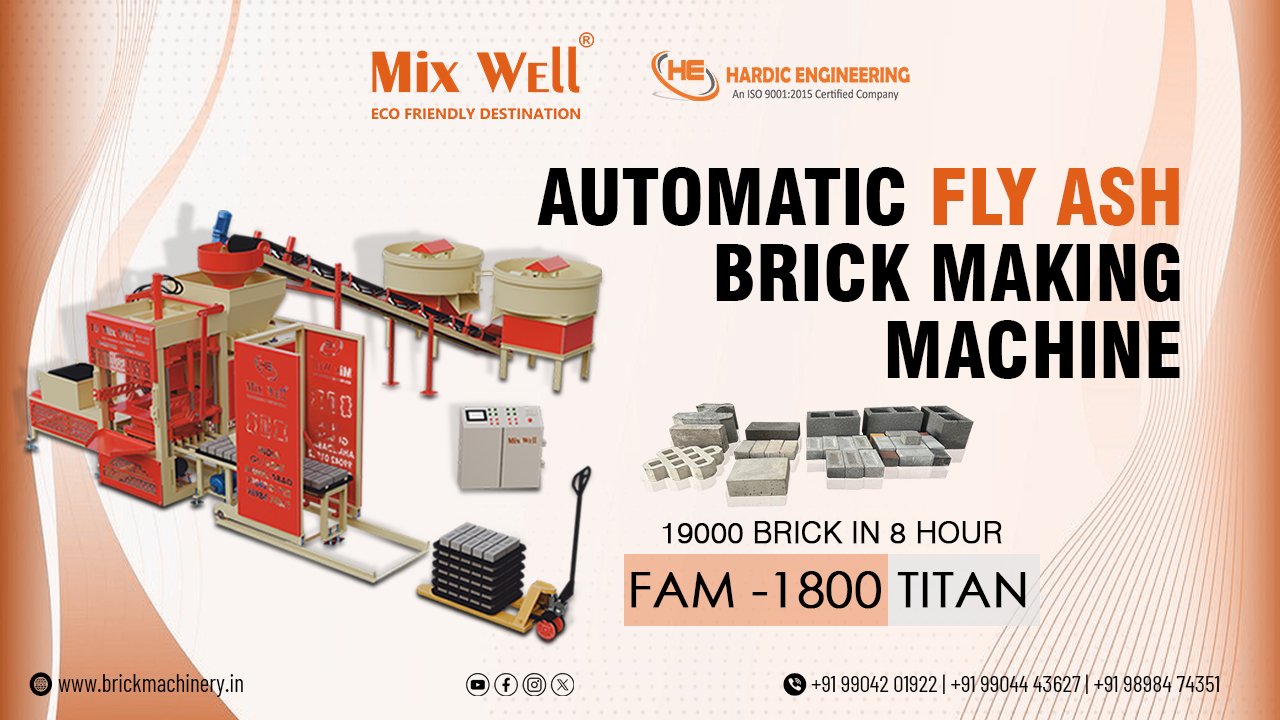 Automatic Fly Ash Brick Making Machine Supplier & Exporter